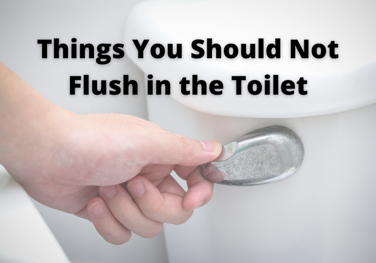 5 Things (And More!) You Should NOT Flush Down Your Toilet - Plumbing ...