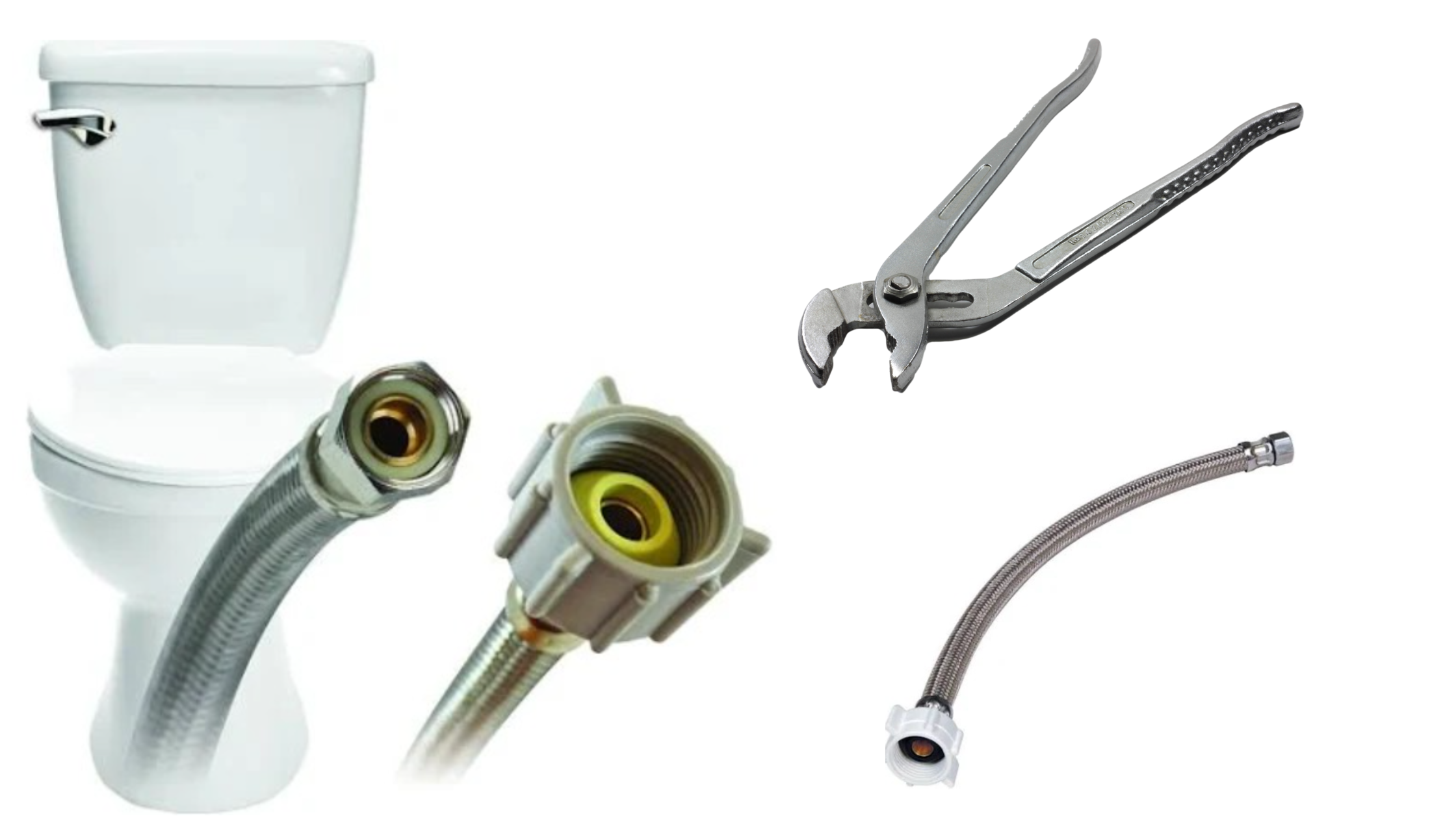 Equipment And Parts Needed To Repair A Toilet Water Line Leak 