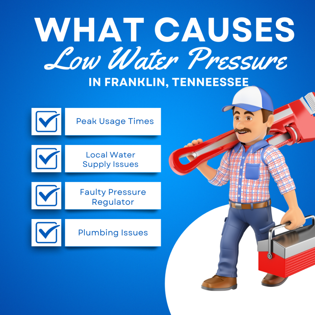 What Causes Low Water Pressure in Franklin, TN