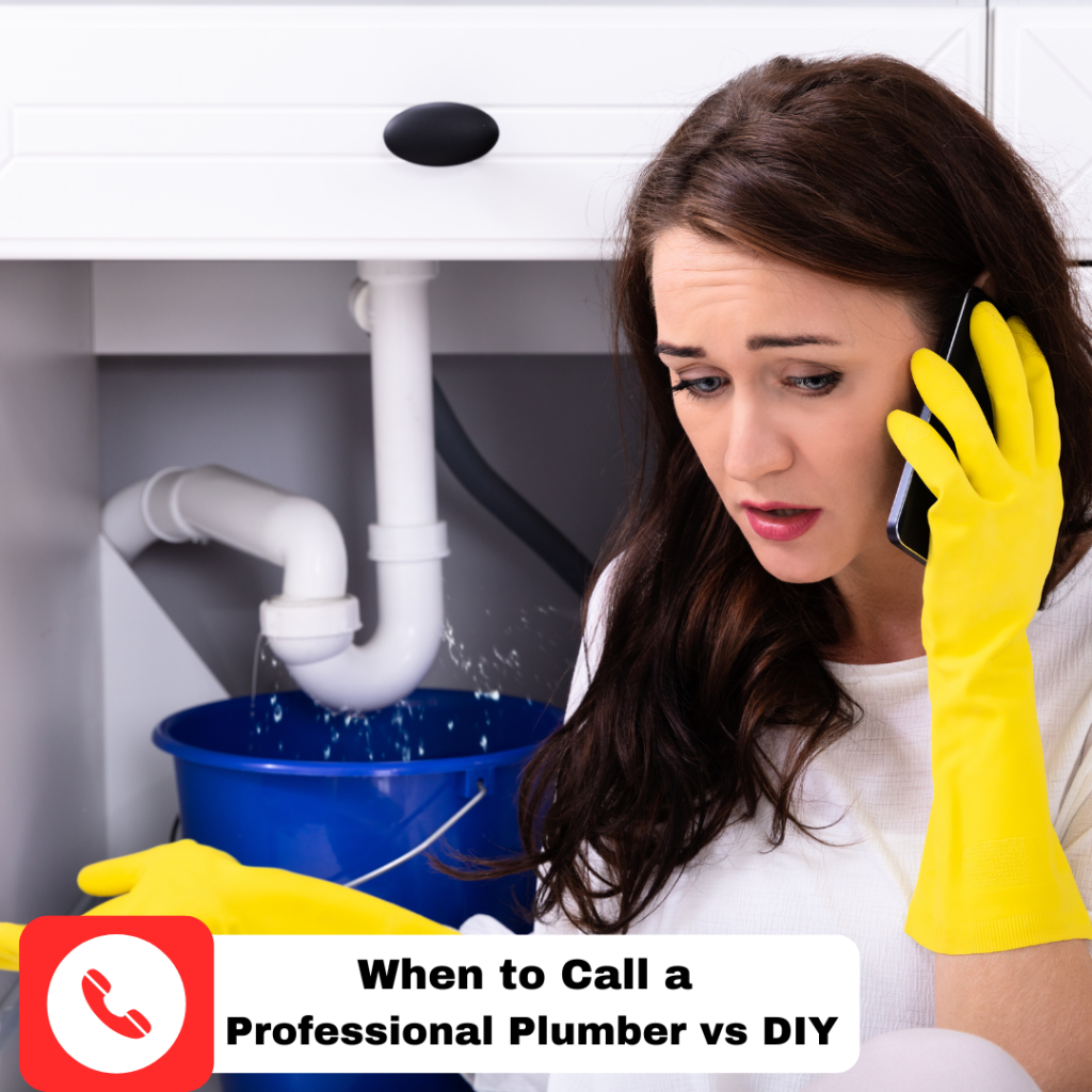 When to Call a Professional Plumber vs DIY