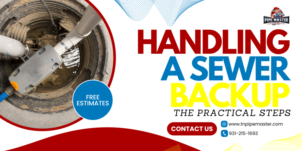 Handling a sewer backup